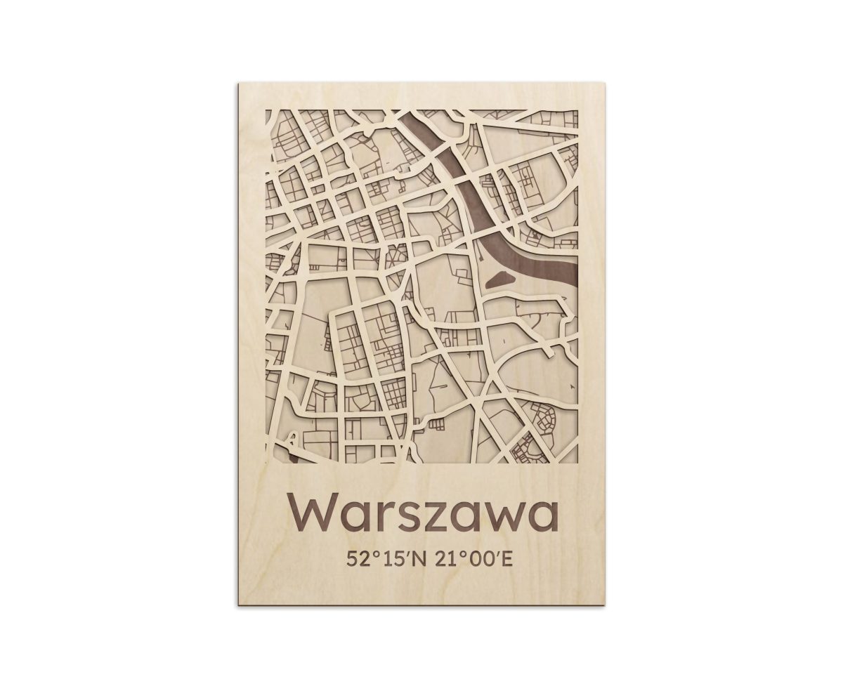 Mapa polskich miast